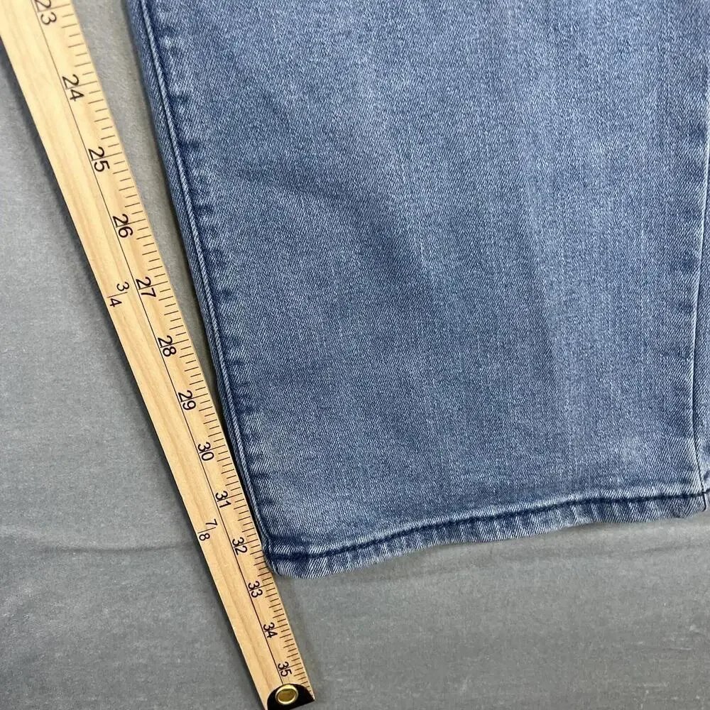 True Religion Ricky Relaxed Straight Jeans Mens 40 Blue Med Wash Flap Pocket